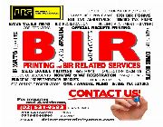 BIR Accredited printer BIR Receipts Invoices and Bookkeeping Services -- Other Services -- Mandaluyong, Philippines