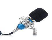 Excelvan BM-800 Condenser Microphone Sound Recording Dynamic + Mic Shock Mount, Ideal for Radio Broadcasting, Voice-Over and Recording Studio -- Professional Audio and Lightning Equipments -- Pasig, Philippines