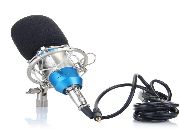Excelvan BM-800 Condenser Microphone Sound Recording Dynamic + Mic Shock Mount, Ideal for Radio Broadcasting, Voice-Over and Recording Studio -- Professional Audio and Lightning Equipments -- Pasig, Philippines