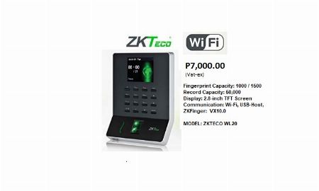 Finger print Scanner dealer, Biometrics supplier, Zkteco WL20, -- Security & Surveillance Metro Manila, Philippines