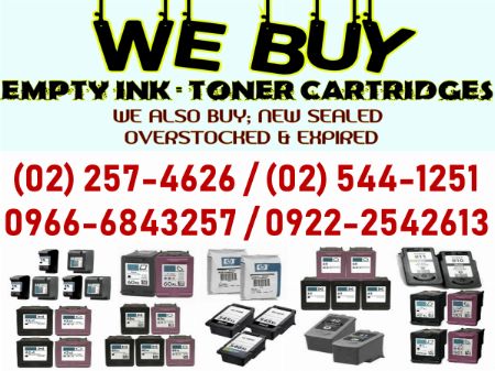 EMPTY CARTRIDGES, INK CARTRIDGES BUYER -- Printers & Scanners Bulacan City, Philippines