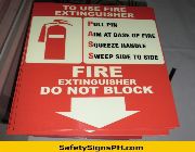 safety signs, safety signages, photoluminescent signs, glow in the dark signs, luminous signs, philippines, safety signage maker, safety signs supplier, fire exit signs, evacuation plans, fire extinguisher signs -- Other Services -- Metro Manila, Philippines