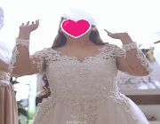 Wedding Dress,Wedding Gown,Plus size, Pre-loved,second hand, affordable -- Clothing -- Rizal, Philippines