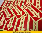 safety signs, safety signages, reflective signs, photoluminescent signs, glow in the dark signs, luminous signs, philippines, safety signage maker, safety signs supplier -- Everything Else -- Metro Manila, Philippines