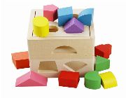 Baby Child Children Kids Shape Sorting Cube Geometry Block Building Block Toy Wood Box -- Toys -- Metro Manila, Philippines