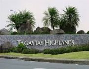 tagaytay highlands katsura lot swap condo office commercial space -- Land -- Tagaytay, Philippines
