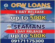 OFW loan, Seaman loan, Loan -- Loan & Credit -- Metro Manila, Philippines