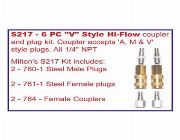 milton s217 6 pcs v style hi flow coupler kit, -- Home Tools & Accessories -- Pasay, Philippines