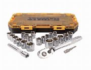 Dewalt 1/2 Drive Combination Socket Set with Case -- Home Tools & Accessories -- Pasig, Philippines
