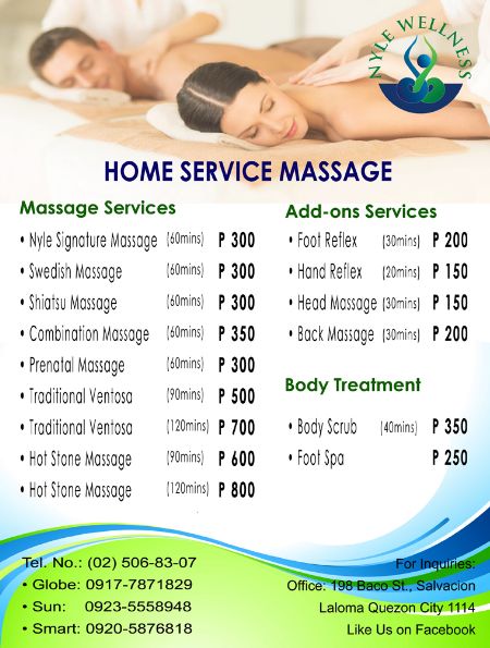 home service massage, massage -- Spa Care Services -- Quezon City, Philippines