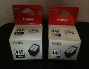 Canon CL 446 Tri-Colour and Canon PG 445 ink cartridges -- Printers & Scanners -- Bulacan City, Philippines