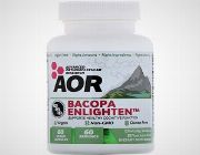 Advanced Orthomolecular Research AOR, Bacopa Enlighten, 60 Vegan Capsules -- Nutrition & Food Supplement -- Metro Manila, Philippines