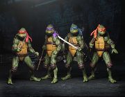 Neca TMNT 1990 Movie Teenage Mutant Ninja Turtles Leonardo Donatello Michelangelo Raphael Figure Toy Set -- Action Figures -- Metro Manila, Philippines
