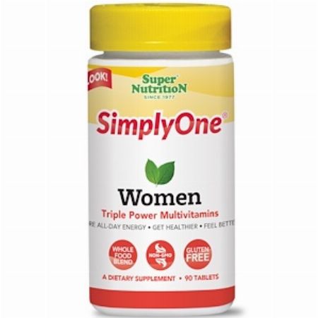 Super Nutrition, SimplyOne, Women Triple Power Multivitamins, 90 Tablets -- Nutrition & Food Supplement Metro Manila, Philippines