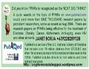 PPARS, Simply Nature PPARs, Crypto PPARs, Doc. Atoie, Zynergia, Cancer, Diabetes, Heart Diseases, Cystic Mass, Ovarian Cancer, Cleanse, Cryptomonadales, Psoriasis, Prostate Cancer, Resveratrol -- Everything Else -- Metro Manila, Philippines