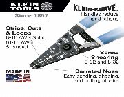 Klein Tools 7-18 in. Klein Kurve Wire Stripper and Cutter for 8-16 AWG Solid Wire and 10-18 AWG Stranded Wire -- Home Tools & Accessories -- Pasig, Philippines
