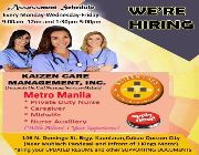 Urgent Hiring -- All Health Care Services -- Manila, Philippines