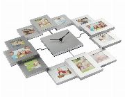 Aluminum Home Picture Photo Family Baby Album Frame Time Wall Clock Wallclock -- All Home Decor -- Metro Manila, Philippines