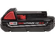 Milwaukee M18 18-Volt Lithium - Ion 2.0Ah Compact Battery -- Home Tools & Accessories -- Pasig, Philippines