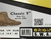 OSWAT, swat boot, swat boots, boot, boots, tactical, tactical boots, coyote, side zip, classic 9, original swat, -- Camping and Biking -- Rizal, Philippines