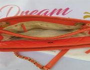 Authentic Kate Spade Quilted Chain Bag in Orange Silver Hardware -- Bags & Wallets -- Metro Manila, Philippines