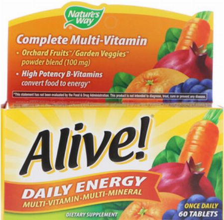Nature's Way, Alive!, Daily Energy, Multivitamin-Multimineral -- Nutrition & Food Supplement Metro Manila, Philippines
