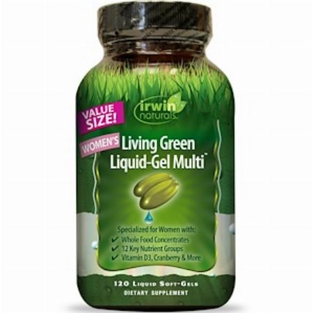 Irwin Naturals, Women's Living Green Liquid-Gel Multi, -- Nutrition & Food Supplement Metro Manila, Philippines