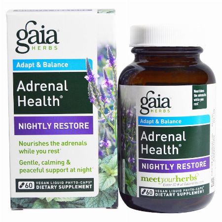 Gaia Herbs, Adrenal Health, Nightly Restore, -- Nutrition & Food Supplement Metro Manila, Philippines