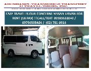 CAR RENTAL -- Other Vehicles -- Paranaque, Philippines