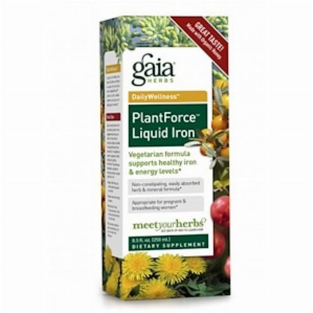 Gaia Herbs, PlantForce Liquid Iron, -- Nutrition & Food Supplement Metro Manila, Philippines