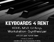 keyboards for rent, guitars for rent, keyboard rentals, korg keyboard for rent, musical instruments for rent, band equipment for rent, band instruments for rent, piano for rent -- Advertising Services -- Metro Manila, Philippines