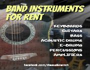 keyboards for rent, guitars for rent, keyboard rentals, korg keyboard for rent, musical instruments for rent, band equipment for rent, band instruments for rent, piano for rent -- Advertising Services -- Metro Manila, Philippines