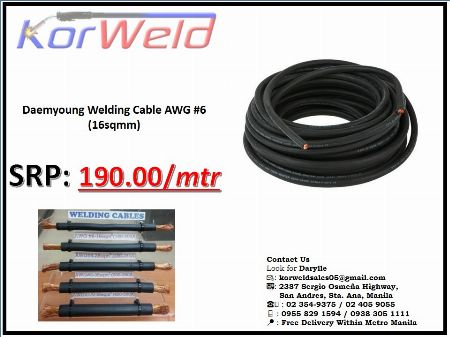 Welding Cable AWG#6 16sqmm -- Everything Else -- Metro Manila, Philippines