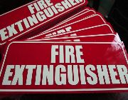 Photo Luminous FIRE EXIT Signs -- Printing Services -- Metro Manila, Philippines