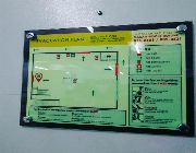 Photo Luminous Evacuation Plan -- Printing Services -- Metro Manila, Philippines