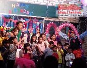 clowns, balloon twisting, magic, ventriloquism, balloon decors, sound system, face painting, styro backdrop, mascot -- Birthday & Parties -- Binan, Philippines