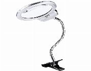Metal Hose Magnifier LED Illuminating Magnifying Magnify Glass Desk Table Reading Lamp Light Clamp Clip -- Home Tools & Accessories -- Metro Manila, Philippines