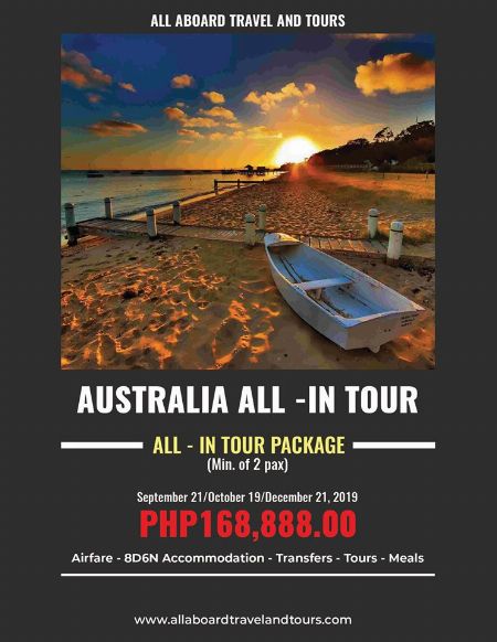 australia tour package from philippines