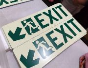 Exit Signs, Safety Signs -- Printing Services -- Metro Manila, Philippines