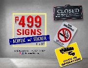 Signage,Stickers,Wall Murals,Tarpaulin,Corporate Giveaways,Booth Set up -- Advertising Services -- Metro Manila, Philippines