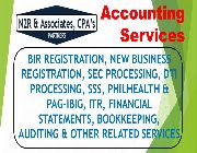 Bookkeeping, Tax, Accounting, Auditing, ITR & FS Preparation, Estate Tax, Donor's Tax -- Accounting Jobs -- Metro Manila, Philippines