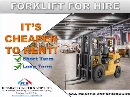 3 tonnes forklift for rent -- Other Vehicles Cebu City, Philippines