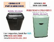 Criss cross cut paper shredder, document shredding machine, NS-C3x15 nibo, cd shredder, card shredder -- Office Equipment -- Makati, Philippines