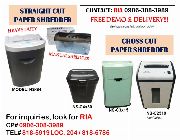 Paper shredder, straight cut, strip cut shred, NIBO NS-S4, heavy duty, check writer, bundy clock, time recorder, biomtrics, fingerprint scanner, door lock access, time stamp, date stamp, watchman -- Office Equipment -- Makati, Philippines