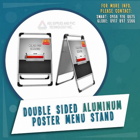 DOUBLE SIDED ALUMINUM POSTER STAND -- Everything Else Metro Manila, Philippines