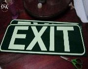 Exit Signs, Safety Signs -- Printing Services -- Valenzuela, Philippines