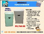 Cross-cut and Straight-cut Paper Shredders -- Office Equipment -- Makati, Philippines