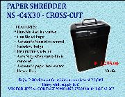 Cross-cut and Straight-cut Paper Shredders -- Office Equipment -- Makati, Philippines