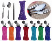 bar kitchen depot, kitchenware, souvenir, giveaway, gift, metal spoon and fork, metal spoon fork chopsticks, spoon fork chopsticks, spoon and fork, outdoor, camping, hiking, portable utensils, travel cutlery, travel kit -- Home Tools & Accessories -- Metro Manila, Philippines