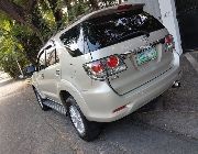 2013 Toyota Fortuner G 4x2 -- Cars & Sedan -- Batangas City, Philippines